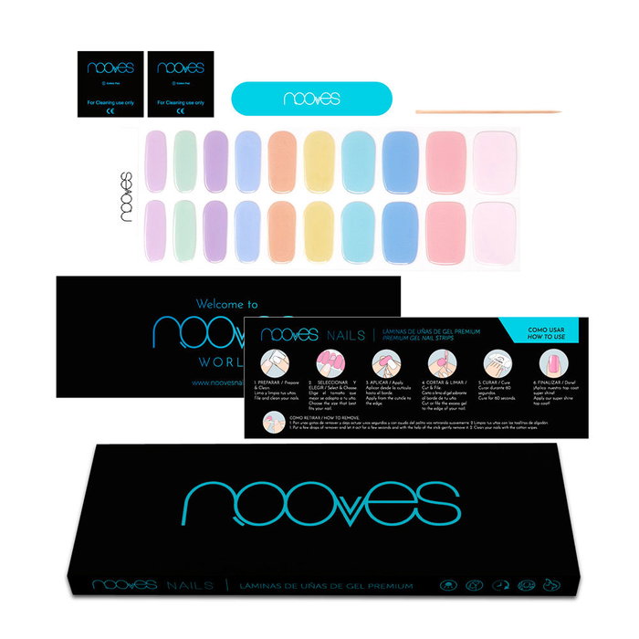 NOOVES Ongles en gel bridge premium luxe #bridge 20 unités