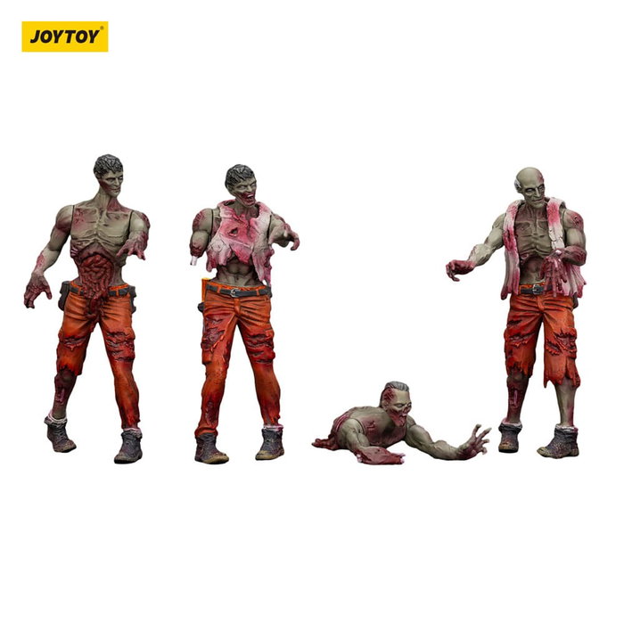 Zombie pack 4 figurines Dark Source Mechanic Team 8 cm Zombie pack 4 figurines Dark Source Mechanic Team 8 cm