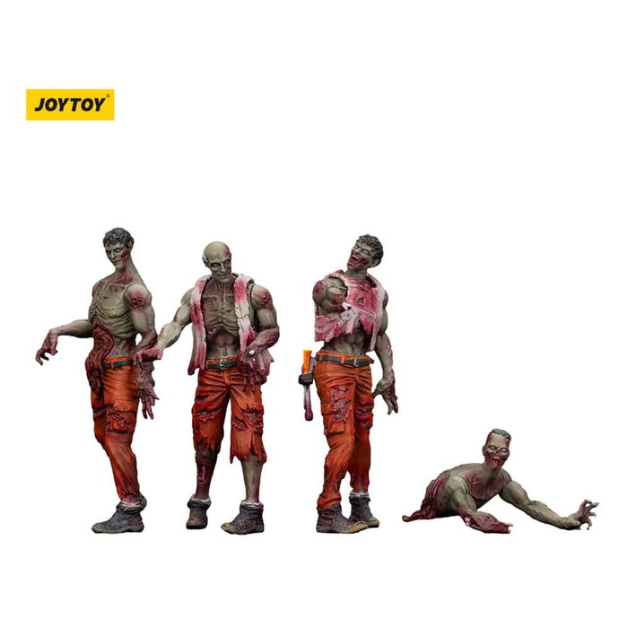 Zombie pack 4 figurines Dark Source Mechanic Team 8 cm Zombie pack 4 figurines Dark Source Mechanic Team 8 cm