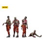 Zombie pack 4 figurines Dark Source Mechanic Team 8 cm