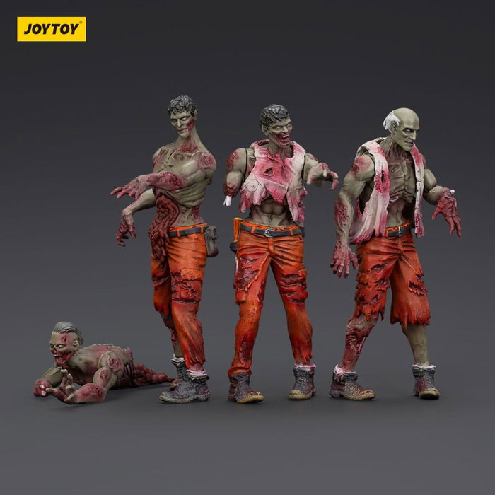 Zombie pack 4 figurines Dark Source Mechanic Team 8 cm Zombie pack 4 figurines Dark Source Mechanic Team 8 cm
