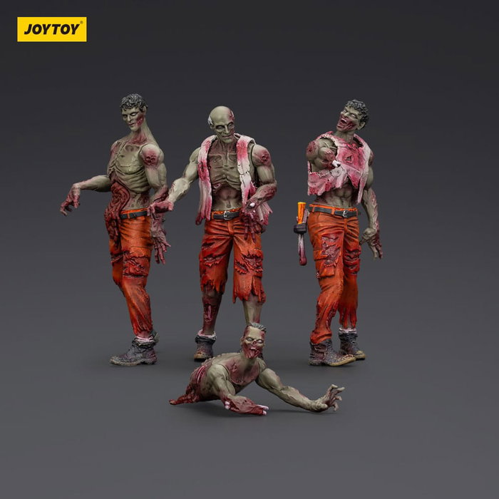 Zombie pack 4 figurines Dark Source Mechanic Team 8 cm Zombie pack 4 figurines Dark Source Mechanic Team 8 cm