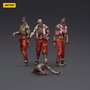 Zombie pack 4 figurines Dark Source Mechanic Team 8 cm