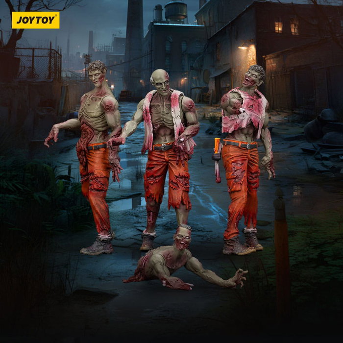 Zombie pack 4 figurines Dark Source Mechanic Team 8 cm Zombie pack 4 figurines Dark Source Mechanic Team 8 cm