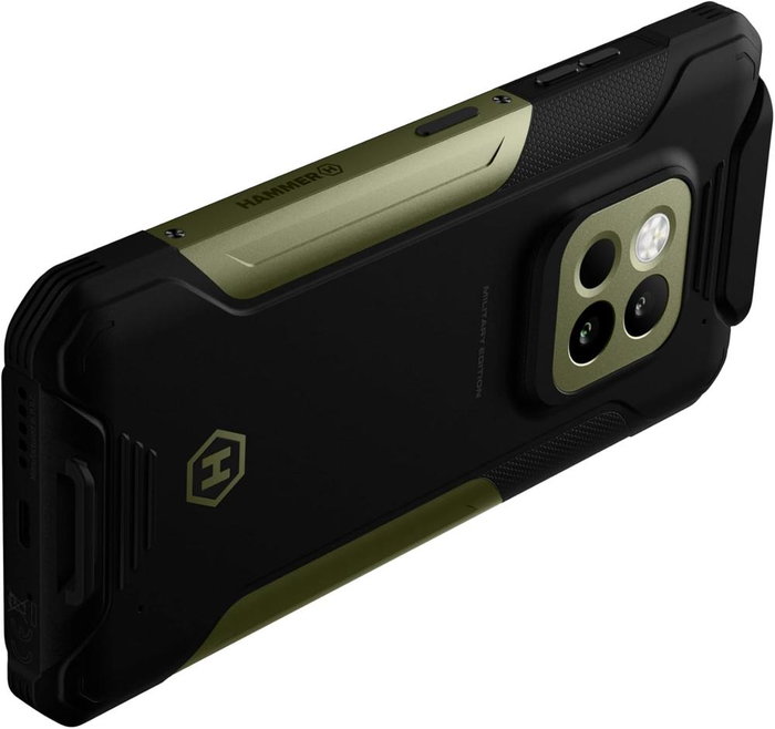 Hammer Construction 2 5G 6 Go RAM 128 Go 6.58" 120 Hz Batterie 6500 mAh Smartphone IP69 Vert - 5902983630913 Hammer Construction 2 5G 6 Go RAM 128 Go 6.58" 120 Hz Batterie 6500 mAh Smartphone IP69 Vert - 5902983630913