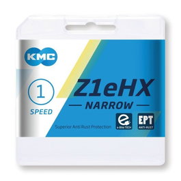 KMC Chaîne Z1 EHX EPT 128 maillons 1 vitesse