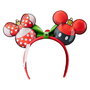 LOUNGEFLY Diadème Oreilles de Noël Mickey et Minnie Disney