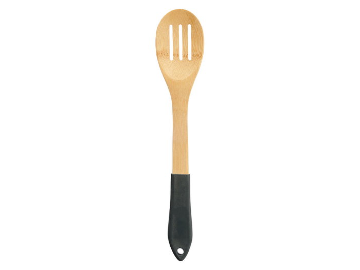 Kinvara Pala Cuillère Rayures Bambou Noir 7 x 36,5 x 1,7 cm (Set de 24)