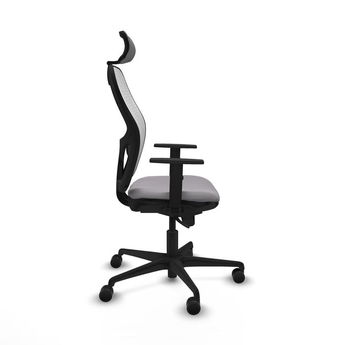 Piqueras y Crespo Chaise de Bureau avec Appui-tête Jorquera 1D036N2 Gris