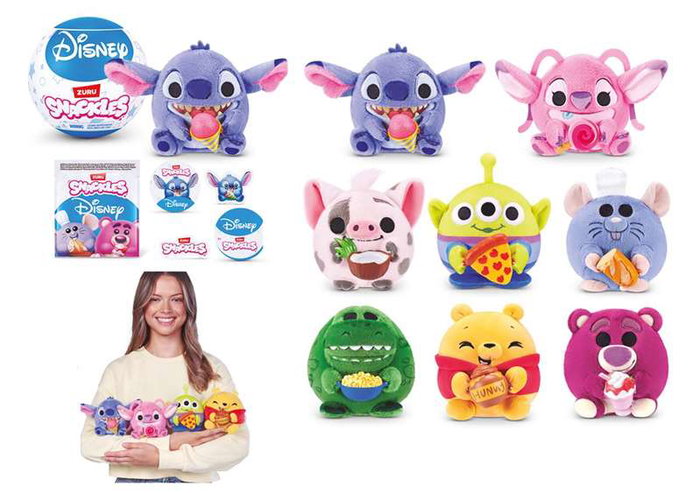 Zuru Peluche Disney Snackles en boule surprise - Édition Limitée - Modèles surtidos