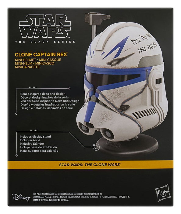 Hasbro Star Wars The Black Series Mini Casque du Capitaine Rex