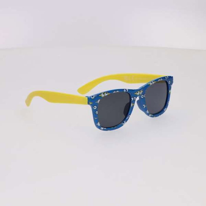 Ensemble casquette et lunettes de soleil Minions Bleu