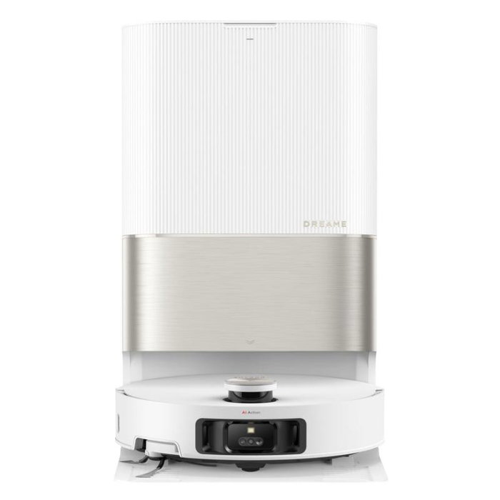 Dreame Aspirateur Robot X50 Ultra Blanc, avec Station de Vidange Autonome et Détection Laser, Modèle RLX85CE-6-WH