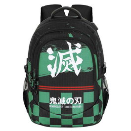 Karactermania - Sac à dos Demon Slayer Run Plus Fan SU 44x34x21 cm - Haut Dos Aéré - Compartiments Multiples avec Port USB - Capacité XXL - Matière Ripstop Imperméable