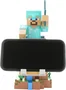 Exquisite Gaming Support Cable Guys - Figurine Minecraft Steve en Armure Diamant (20 cm) - Support pour Manette, Smartphone et Accessoires - Produit Officiel