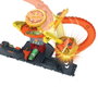 Mattel - Piste Hot Wheels City Ataque de la Serpiente avec véhicule à l'échelle 1:24 - Jouet pour enfants dès 3 ans - Instructions en espagnol/portugais