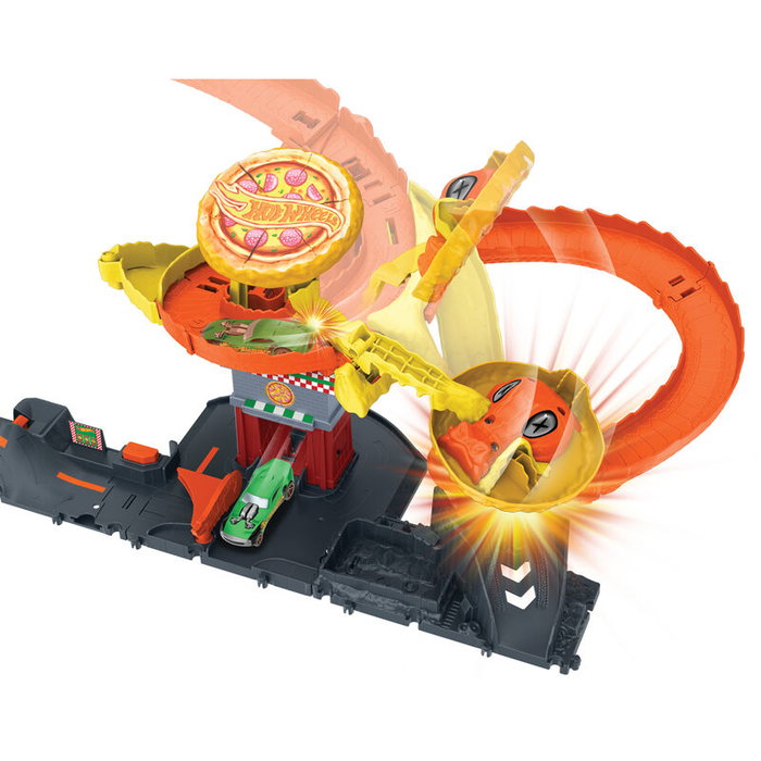 Hot Wheels City Ataque de la Serpiente Pizza Slam Cobra Attack Hot Wheels City Ataque de la Serpiente Pizza Slam Cobra Attack