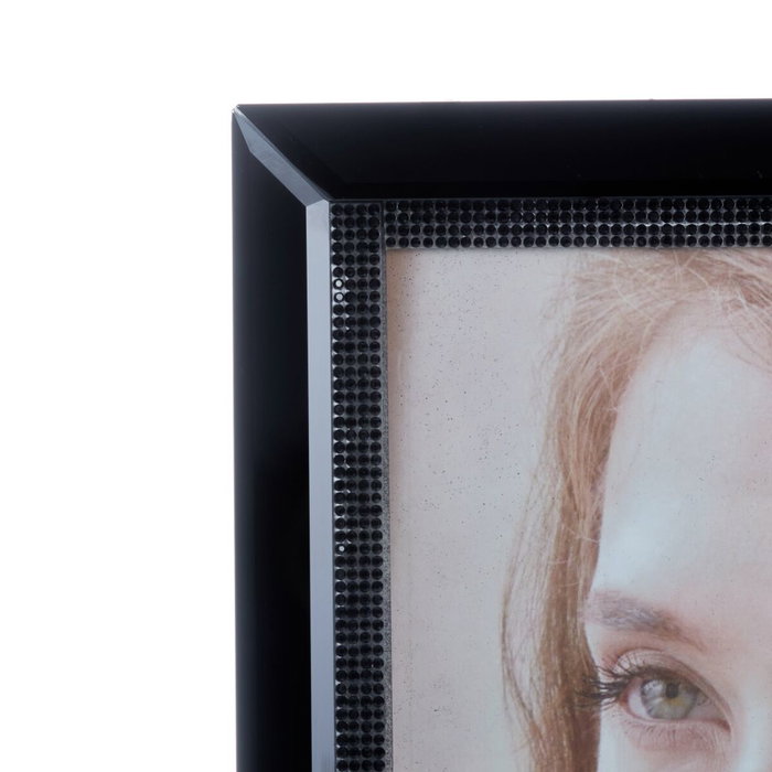 BigBuy Home Cadre photo Verre 25,5 x 1,5 x 30,5 cm Noir Traditionnel