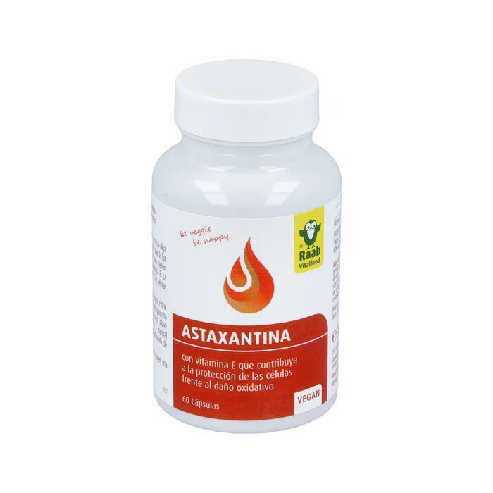 Raab Vitalfood Algue Astaxanthine 60 gélules végétales sans gélatine Raab Vitalfood Algue Astaxanthine 60 gélules végétales sans gélatine