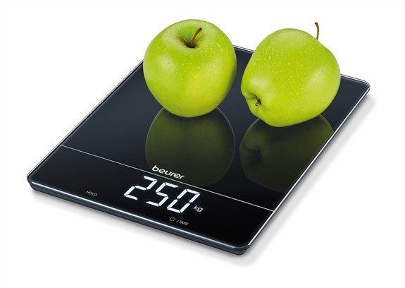 Beurer KS-34 - Balance de cuisine avec fonction de rétention d'affichage et tare, écran moderne