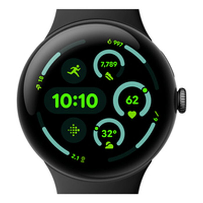 Montre intelligente Google Pixel Watch 3 45mm Noir 1,4" 45 mm