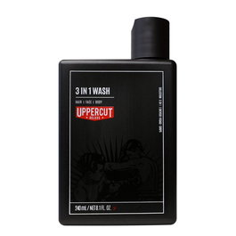 Uppercut Deluxe - Shampooing 3 en 1 pour Hommes, Nettoyant, Hydratant, Soin des cheveux, 240 ml