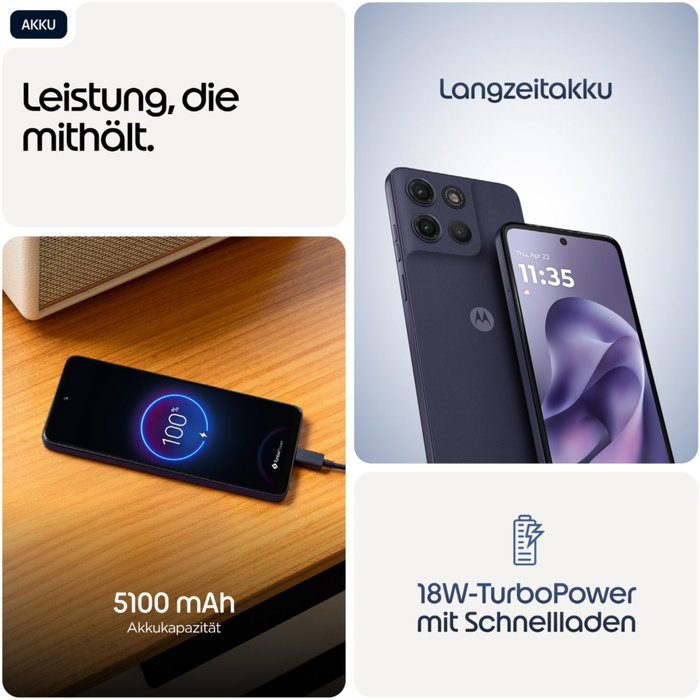 Motorola moto g17 PANTONE Evening Blue (128 Go)