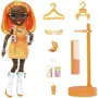 Rainbow High S23 Poupée Fashion Doll Michelle St Charles - Poupée de 27 cm en Orange Fluo avec tenue, chaussures et accessoires