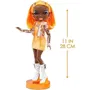 Rainbow High S23 Poupée Fashion Doll Michelle St Charles - Poupée de 27 cm en Orange Fluo avec tenue, chaussures et accessoires