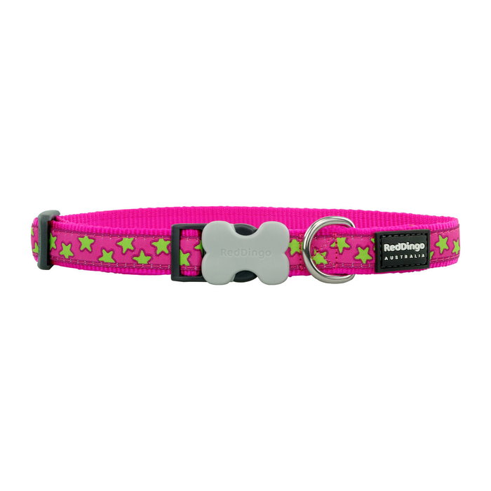 Collier pour Chien Red Dingo Stars 20-32 cm Rose Rouge Collier pour Chien Red Dingo Stars 20-32 cm Rose Rouge