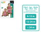Disfraz Hada Rosa avec Ailes pour Bébé Fille - Costume Fée Rose pour Bébé de 6 à 12 Mois - Taille Bébé