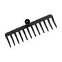 WOLFPACK LINEA PROFESIONAL Rastrillo Agricole sans Manche, 12 Dents de 5 mm