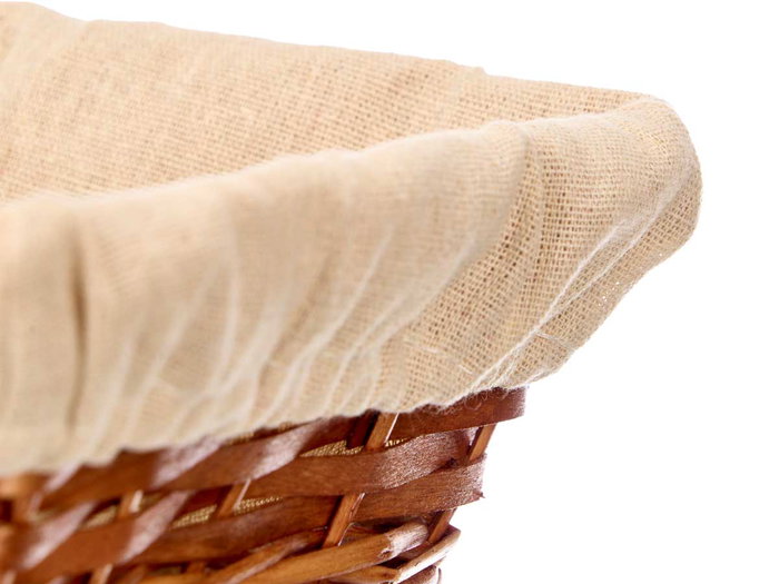 Kipit Cesta Carrée en Osier et Bois 23 x 9 x 23 cm Naturel (Set de 36) Kipit Cesta Carrée en Osier et Bois 23 x 9 x 23 cm Naturel (Set de 36)