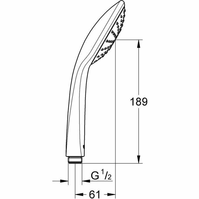 GROHE Vitalio Joy 110 Douchette 1 jet Chromé