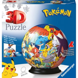 Ravensburger Puzzle Ball 3D Pokémon avec figurines