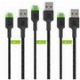 Green Cell Câble USB KABGCSET03 Noir 2 m