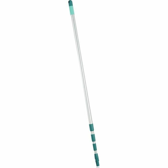 Leifheit Manche à balai télescopique extensible 145-400 cm Bleu et argenté Leifheit Manche à balai télescopique extensible 145-400 cm Bleu et argenté