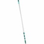 Leifheit Manche à balai télescopique extensible 145-400 cm Bleu et argenté