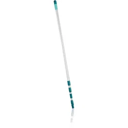 Leifheit 41523 - Manche Télescopique de 130 à 400 cm pour appareils de nettoyage avec Click-System, embout antidérapant et oeillet de suspension