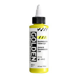 Golden Peinture Acrylique High Flow Benzimidazolone Jaune Clair 118 ml