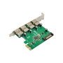 MicroConnect VL805 - Carte d'extension PCIe USB 3.0 avec 4 ports, contrôleur hôte pour disque dur, imprimante, webcam