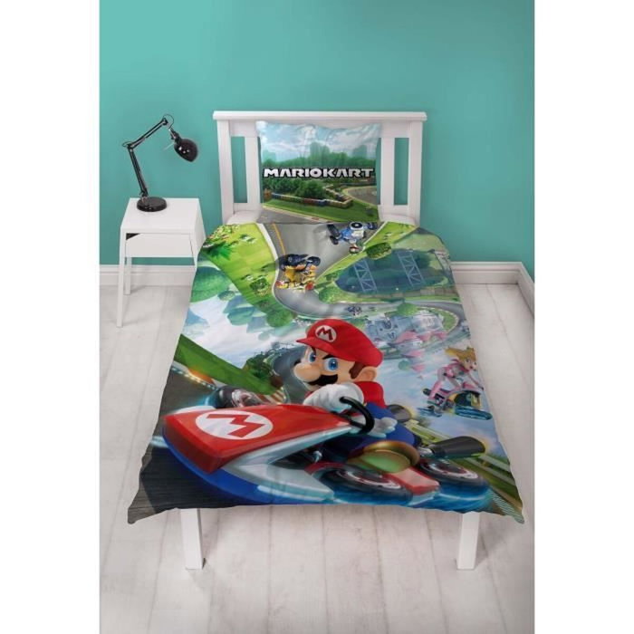 Mario Bros Parure de lit Super Mario Thème Mario II, 2 pièces