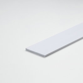 Arcansas Profil de bricolage pletina PVC blanc satiné 1000 x 40 x 3 mm