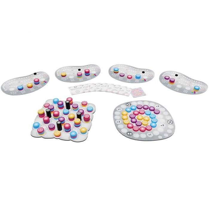 Jeu de société Mandala Stones en Français – Stratégie abstraite pour 2 à 4 joueurs dès 10 ans – 30 min – 96 pierres baquelite Jeu de société Mandala Stones en Français – Stratégie abstraite pour 2 à 4 joueurs dès 10 ans – 30 min – 96 pierres baquelite