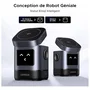 Ugreen Robot Qi2 Station de charge sans fil 2 en 1 Noir - Recharge rapide pour iPhone MagSafe et autre appareil, support intégré