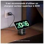 Ugreen Robot Qi2 Station de charge sans fil 2 en 1 Noir - Recharge rapide pour iPhone MagSafe et autre appareil, support intégré