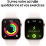 Apple Watch Series 11 GPS - 46mm - Boîtier Or rose Aluminium - Bracelet Light Blush Sport Band S/M