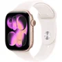 Apple Watch Series 11 GPS 46mm Boîtier Aluminium Rose Gold avec Bracelet Sport Light Blush Taille S/M
