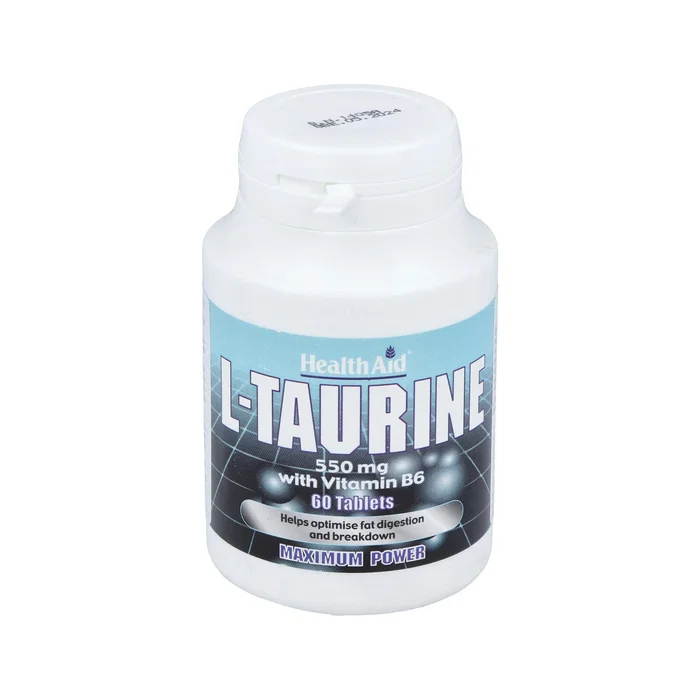 Health Aid L-Taurine 60 Comprimés Complément Alimentaire Vitamine B6 Health Aid L-Taurine 60 Comprimés Complément Alimentaire Vitamine B6