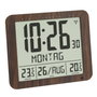 TFA 60.4518.08 Horloge radio-pilotée avec température intérieure/extérieure et aspect bois
